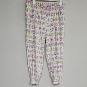 Cuddl Duds | Women's Multicolor Candy Jar Design Loungewear Pajama Pants Sz L